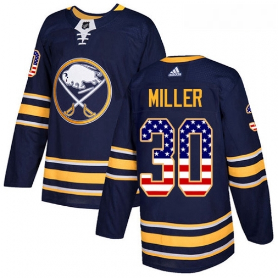 Youth Adidas Buffalo Sabres 30 Ryan Miller Authentic Navy Blue USA Flag Fashion NHL Jersey Youth Adidas Buffalo Sabres 30 Ryan Miller Authentic Navy Blue USA Flag Fashion NHL Jersey