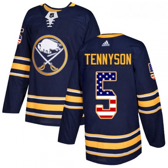 Youth Adidas Buffalo Sabres 5 Matt Tennyson Authentic Navy Blue USA Flag Fashion NHL Jersey Youth Adidas Buffalo Sabres 5 Matt Tennyson Authentic Navy Blue USA Flag Fashion NHL Jersey