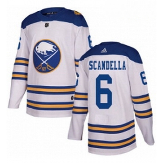 Youth Adidas Buffalo Sabres 6 Marco Scandella Authentic White 2018 Winter Classic NHL Jersey Youth Adidas Buffalo Sabres 6 Marco Scandella Authentic White 2018 Winter Classic NHL Jersey