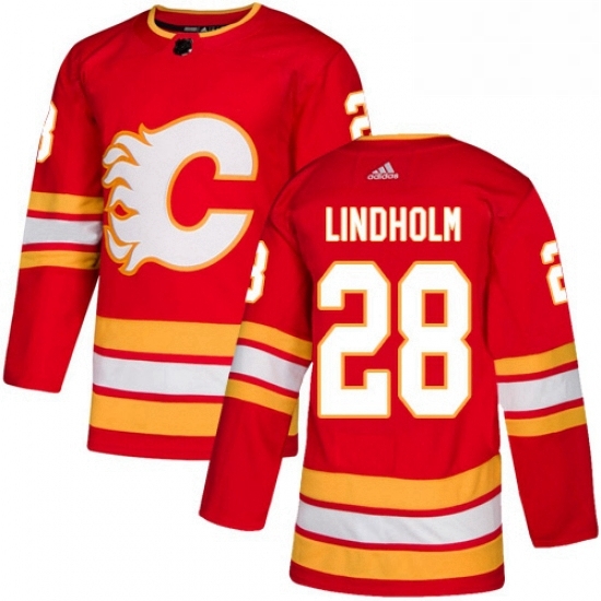 Mens Adidas Calgary Flames 28 Elias Lindholm Red Alternate Authentic Stitched NHL Jersey Mens Adidas Calgary Flames 28 Elias Lindholm Red Alternate Authentic Stitched NHL Jersey