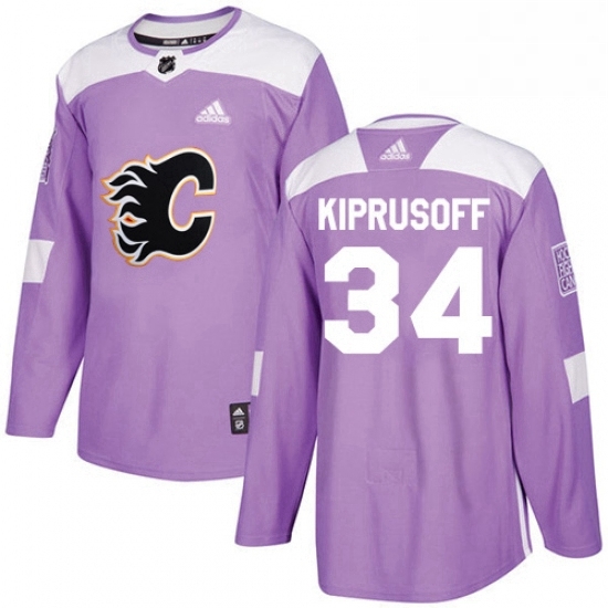 Mens Adidas Calgary Flames 34 Miikka Kiprusoff Authentic Purple Fights Cancer Practice NHL Jersey Mens Adidas Calgary Flames 34 Miikka Kiprusoff Authentic Purple Fights Cancer Practice NHL Jersey