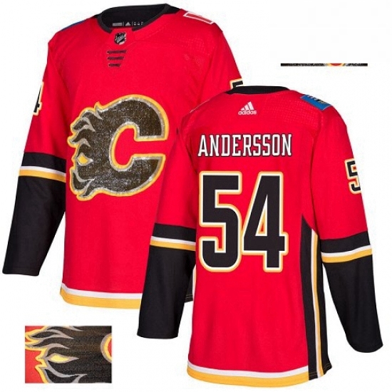 Mens Adidas Calgary Flames 54 Rasmus Andersson Authentic Red Fashion Gold NHL Jersey Mens Adidas Calgary Flames 54 Rasmus Andersson Authentic Red Fashion Gold NHL Jersey