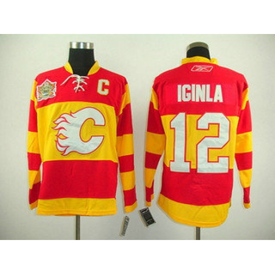 kids Calgary Flames 12 Jarome Iginla HERITAGE PATCH youth jerseys kids Calgary Flames 12 Jarome Iginla HERITAGE PATCH youth jerseys