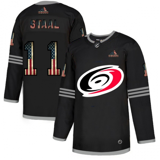 Men Carolina Hurricanes 11 Jordan Staal Black USA Flag Fashion Adidas Jersey Men Carolina Hurricanes 11 Jordan Staal Black USA Flag Fashion Adidas Jersey