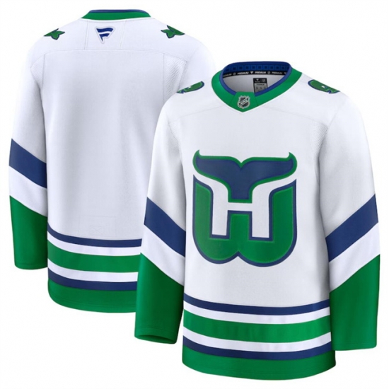 Men Carolina Hurricanes Blank White 2024 25 Throwback Stitched Hockey Jersey Men Carolina Hurricanes Blank White 2024 25 Throwback Stitched Hockey Jersey