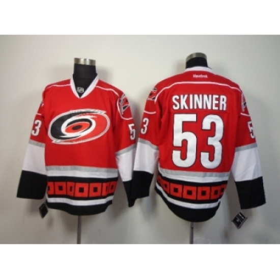 NHL Carolina Hurricanes #53 Jeff Skinner Red Home Jerseys NHL Carolina Hurricanes #53 Jeff Skinner Red Home Jerseys