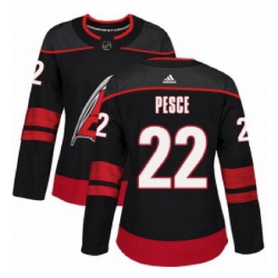Womens Adidas Carolina Hurricanes 22 Brett Pesce Premier Black Alternate NHL Jersey Womens Adidas Carolina Hurricanes 22 Brett Pesce Premier Black Alternate NHL Jersey