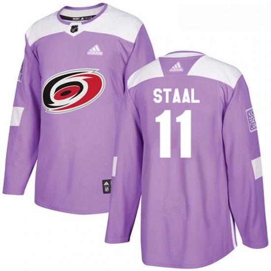 Youth Adidas Carolina Hurricanes 11 Jordan Staal Authentic Purple Fights Cancer Practice NHL Jersey Youth Adidas Carolina Hurricanes 11 Jordan Staal Authentic Purple Fights Cancer Practice NHL Jersey