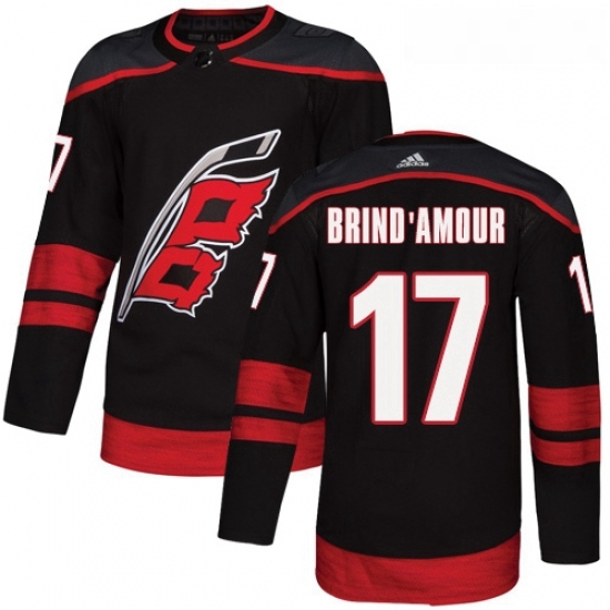 Youth Adidas Carolina Hurricanes 17 Rod BrindAmour Premier Black Alternate NHL Jerse Youth Adidas Carolina Hurricanes 17 Rod BrindAmour Premier Black Alternate NHL Jerse