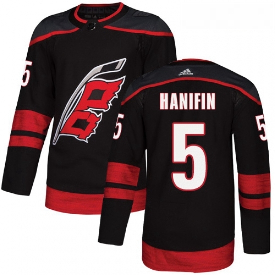 Youth Adidas Carolina Hurricanes 5 Noah Hanifin Premier Black Alternate NHL Jersey Youth Adidas Carolina Hurricanes 5 Noah Hanifin Premier Black Alternate NHL Jersey