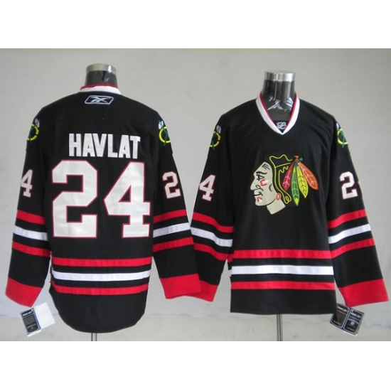 Blackhawks #24 Martin Havlat Stitched Black NHL Jersey Blackhawks #24 Martin Havlat Stitched Black NHL Jersey