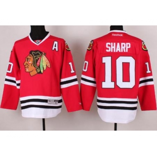 Chicago Blackhawks 10 Patrick Sharp Red NHL Jersey A PATCH Chicago Blackhawks 10 Patrick Sharp Red NHL Jersey A PATCH