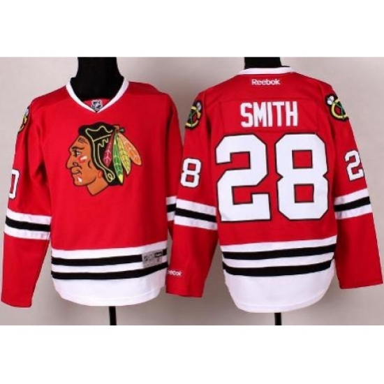Chicago Blackhawks 28 Ben Smith Red Hockey NHL Jerseys Chicago Blackhawks 28 Ben Smith Red Hockey NHL Jerseys