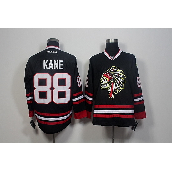 Chicago Blackhawks #88 Patrick Kane Black Skull Reebok Authentic Stitched NHL Jersey Chicago Blackhawks #88 Patrick Kane Black Skull Reebok Authentic Stitched NHL Jersey