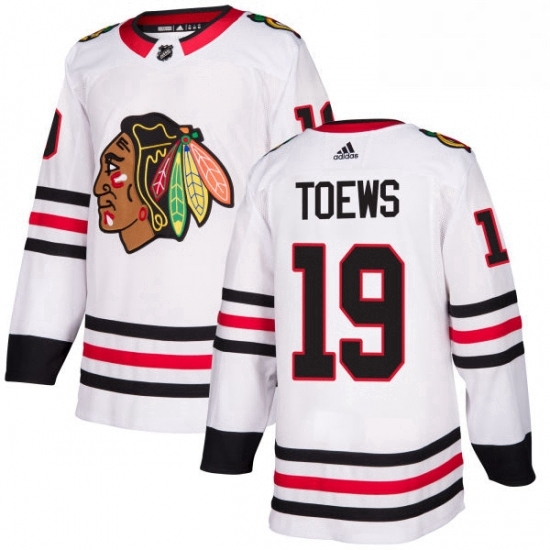 Mens Adidas Chicago Blackhawks 19 Jonathan Toews Authentic White Away NHL Jersey Mens Adidas Chicago Blackhawks 19 Jonathan Toews Authentic White Away NHL Jersey
