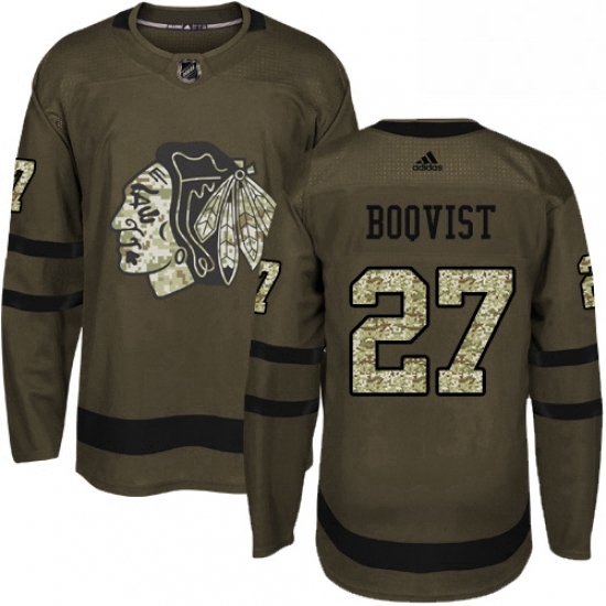 Mens Adidas Chicago Blackhawks 27 Adam Boqvist Authentic Green Salute to Service NHL Jersey Mens Adidas Chicago Blackhawks 27 Adam Boqvist Authentic Green Salute to Service NHL Jersey