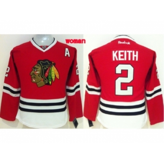 Women NHL Chicago Blackhawks 2 Duncan Keith red Jersey Women NHL Chicago Blackhawks 2 Duncan Keith red Jersey