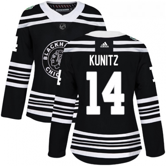 Womens Adidas Chicago Blackhawks 14 Chris Kunitz Authentic Black 2019 Winter Classic NHL Jerse Womens Adidas Chicago Blackhawks 14 Chris Kunitz Authentic Black 2019 Winter Classic NHL Jerse