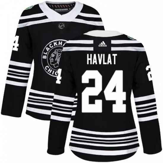 Womens Adidas Chicago Blackhawks 24 Martin Havlat Authentic Black 2019 Winter Classic NHL Jersey Womens Adidas Chicago Blackhawks 24 Martin Havlat Authentic Black 2019 Winter Classic NHL Jersey