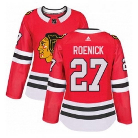 Womens Adidas Chicago Blackhawks 27 Jeremy Roenick Authentic Red Home NHL Jersey Womens Adidas Chicago Blackhawks 27 Jeremy Roenick Authentic Red Home NHL Jersey