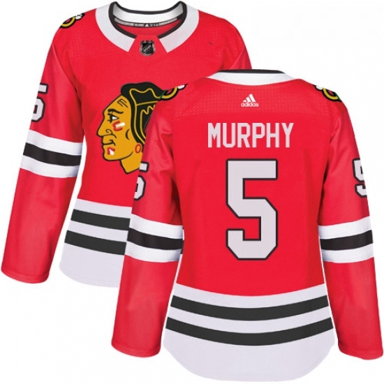 Womens Adidas Chicago Blackhawks 5 Connor Murphy Authentic Red Home NHL Jersey Womens Adidas Chicago Blackhawks 5 Connor Murphy Authentic Red Home NHL Jersey