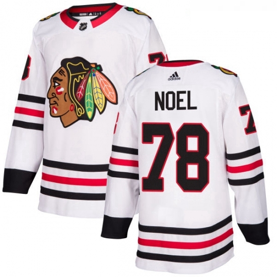 Womens Adidas Chicago Blackhawks 78 Nathan Noel Authentic White Away NHL Jersey Womens Adidas Chicago Blackhawks 78 Nathan Noel Authentic White Away NHL Jersey