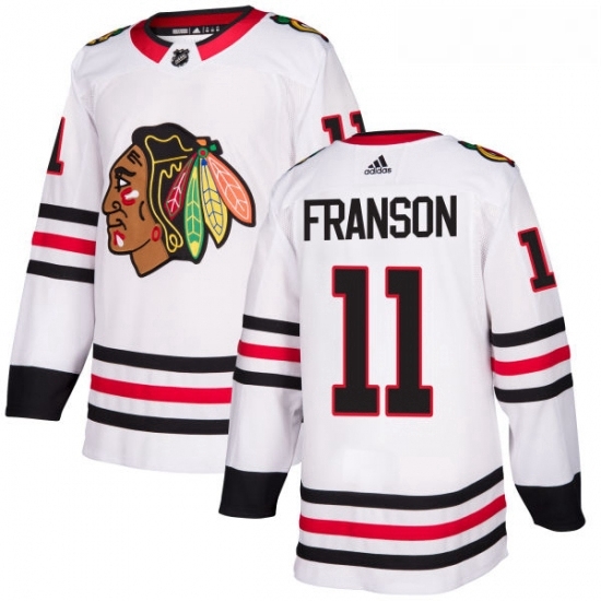 Youth Adidas Chicago Blackhawks 11 Cody Franson Authentic White Away NHL Jersey Youth Adidas Chicago Blackhawks 11 Cody Franson Authentic White Away NHL Jersey