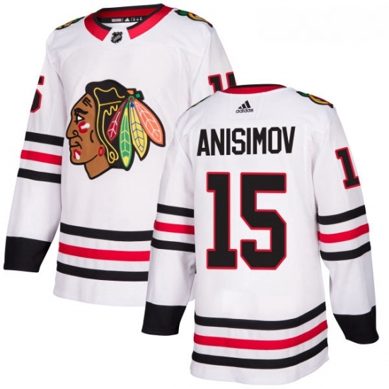 Youth Adidas Chicago Blackhawks 15 Artem Anisimov Authentic White Away NHL Jersey Youth Adidas Chicago Blackhawks 15 Artem Anisimov Authentic White Away NHL Jersey