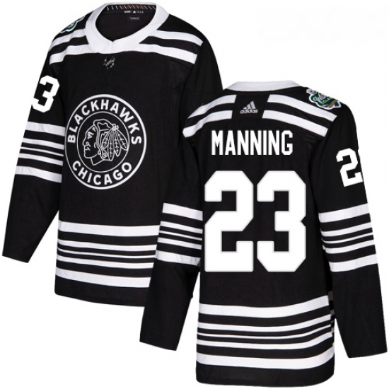 Youth Adidas Chicago Blackhawks 23 Brandon Manning Authentic Black 2019 Winter Classic NHL Jerse Youth Adidas Chicago Blackhawks 23 Brandon Manning Authentic Black 2019 Winter Classic NHL Jerse