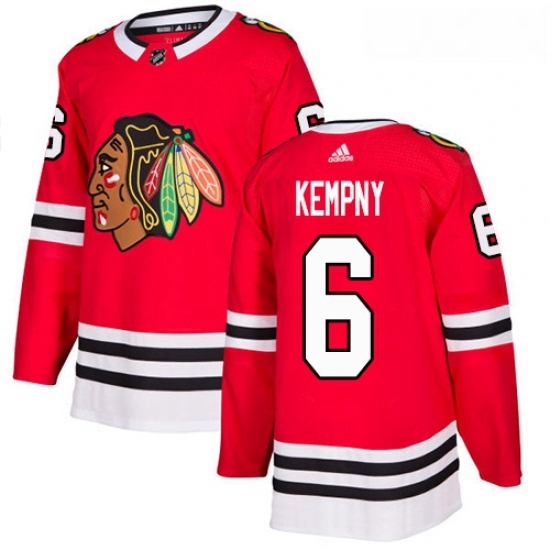 Youth Adidas Chicago Blackhawks 6 Michal Kempny Authentic Red Home NHL Jersey Youth Adidas Chicago Blackhawks 6 Michal Kempny Authentic Red Home NHL Jersey