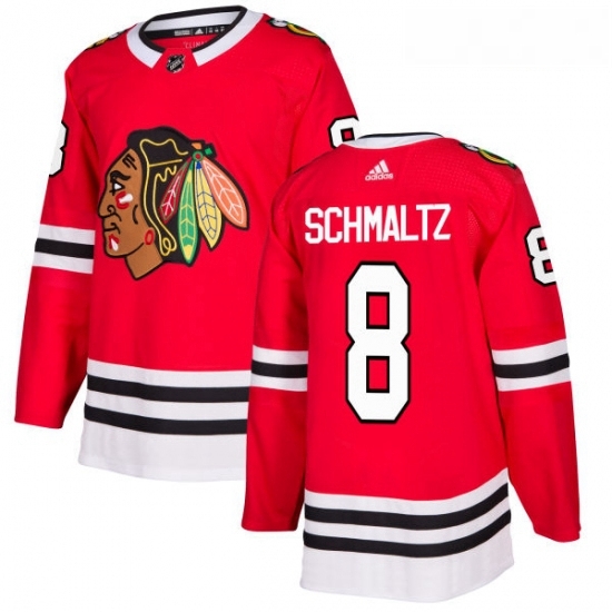 Youth Adidas Chicago Blackhawks 8 Nick Schmaltz Authentic Red Home NHL Jersey Youth Adidas Chicago Blackhawks 8 Nick Schmaltz Authentic Red Home NHL Jersey