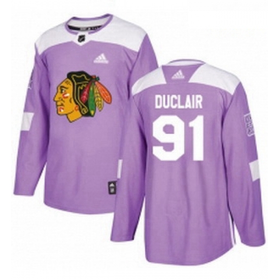 Youth Adidas Chicago Blackhawks 91 Anthony Duclair Authentic Purple Fights Cancer Practice NHL Jersey Youth Adidas Chicago Blackhawks 91 Anthony Duclair Authentic Purple Fights Cancer Practice NHL Jersey