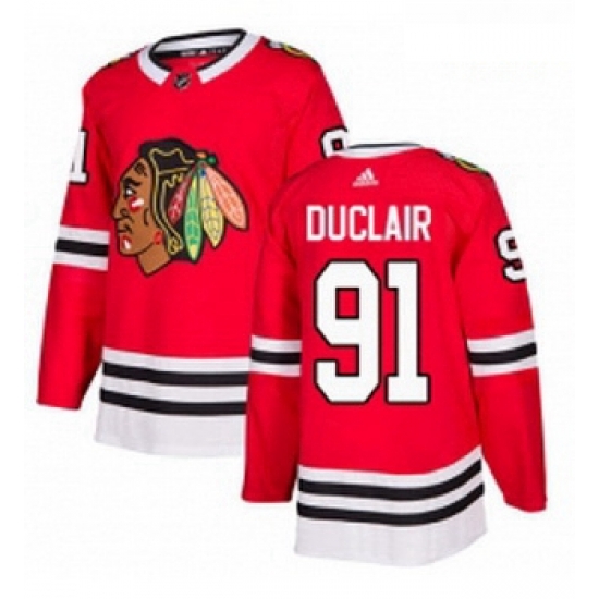 Youth Adidas Chicago Blackhawks 91 Anthony Duclair Authentic Red Home NHL Jersey Youth Adidas Chicago Blackhawks 91 Anthony Duclair Authentic Red Home NHL Jersey