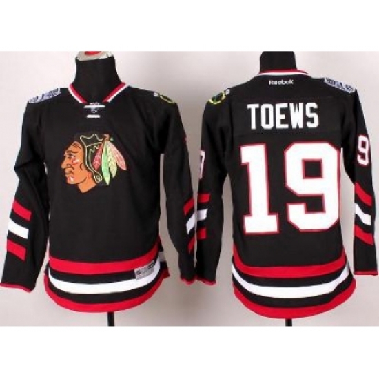 Youth Chicago Blackhawks 19 Jonathan Toews Black 2014 Stadium Series Jersey Youth Chicago Blackhawks 19 Jonathan Toews Black 2014 Stadium Series Jersey
