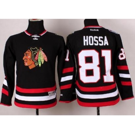 Youth Chicago Blackhawks 81 Marian Hossa Black 2014 Stadium Series Jersey Youth Chicago Blackhawks 81 Marian Hossa Black 2014 Stadium Series Jersey