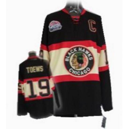 Youth RBK Chicago Blackhawks #19 TOEWS C Patch black Winter Classic Youth RBK Chicago Blackhawks #19 TOEWS C Patch black Winter Classic