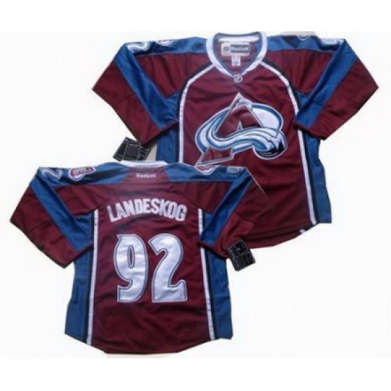 Colorado Avalanche #92 Gabriel Landeskog Red Jersey Colorado Avalanche #92 Gabriel Landeskog Red Jersey