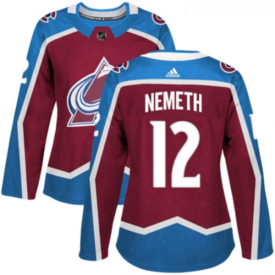 Womens Adidas Colorado Avalanche 12 Patrik Nemeth Premier Burgundy Red Home NHL Jersey Womens Adidas Colorado Avalanche 12 Patrik Nemeth Premier Burgundy Red Home NHL Jersey