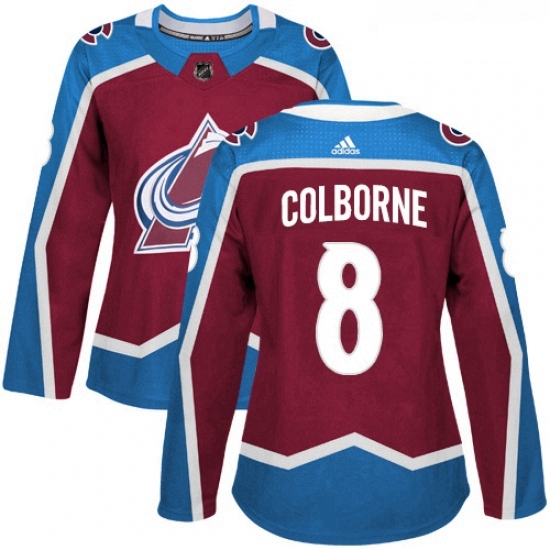Womens Adidas Colorado Avalanche 8 Joe Colborne Authentic Burgundy Red Home NHL Jersey Womens Adidas Colorado Avalanche 8 Joe Colborne Authentic Burgundy Red Home NHL Jersey
