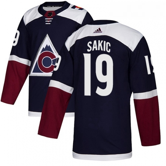 Youth Adidas Colorado Avalanche 19 Joe Sakic Authentic Navy Blue Alternate NHL Jersey Youth Adidas Colorado Avalanche 19 Joe Sakic Authentic Navy Blue Alternate NHL Jersey
