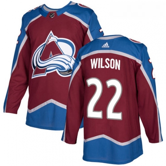 Youth Adidas Colorado Avalanche 22 Colin Wilson Authentic Burgundy Red Home NHL Jersey Youth Adidas Colorado Avalanche 22 Colin Wilson Authentic Burgundy Red Home NHL Jersey