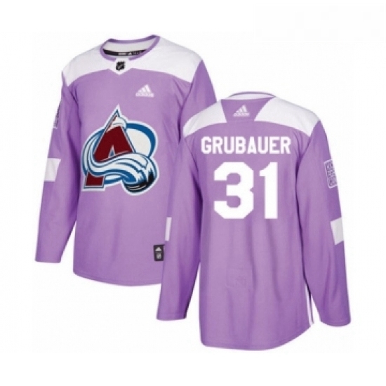 Youth Adidas Colorado Avalanche 31 Philipp Grubauer Authentic Purple Fights Cancer Practice NHL Jersey Youth Adidas Colorado Avalanche 31 Philipp Grubauer Authentic Purple Fights Cancer Practice NHL Jersey