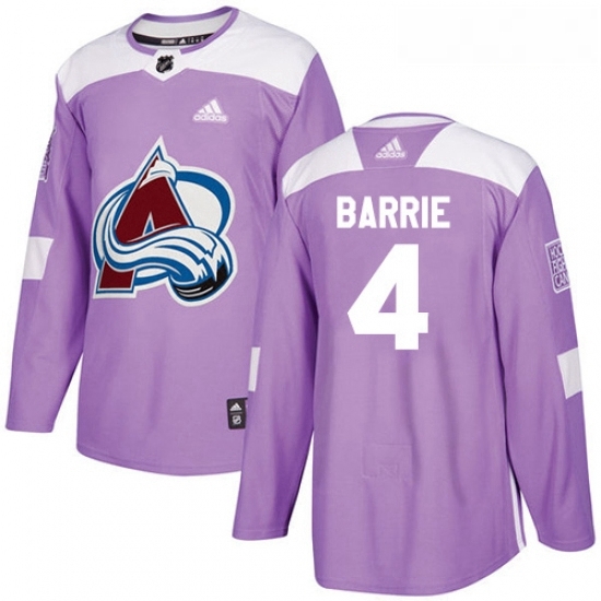 Youth Adidas Colorado Avalanche 4 Tyson Barrie Authentic Purple Fights Cancer Practice NHL Jersey Youth Adidas Colorado Avalanche 4 Tyson Barrie Authentic Purple Fights Cancer Practice NHL Jersey