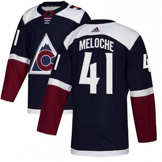 Youth Adidas Colorado Avalanche 41 Nicolas Meloche Authentic Navy Blue Alternate NHL Jersey Youth Adidas Colorado Avalanche 41 Nicolas Meloche Authentic Navy Blue Alternate NHL Jersey