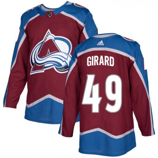 Youth Adidas Colorado Avalanche 49 Samuel Girard Authentic Burgundy Red Home NHL Jersey Youth Adidas Colorado Avalanche 49 Samuel Girard Authentic Burgundy Red Home NHL Jersey