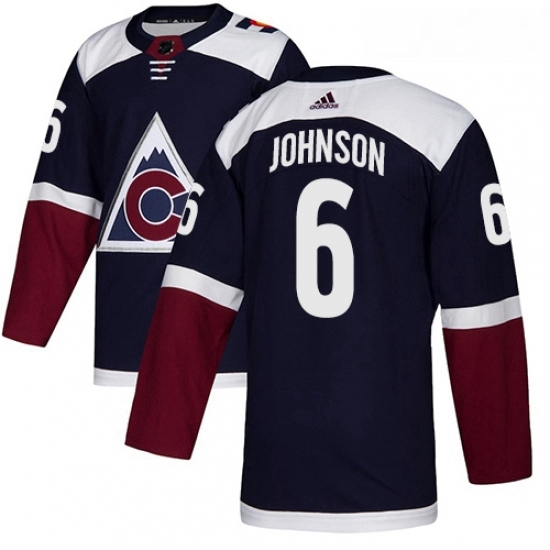 Youth Adidas Colorado Avalanche 6 Erik Johnson Authentic Navy Blue Alternate NHL Jersey Youth Adidas Colorado Avalanche 6 Erik Johnson Authentic Navy Blue Alternate NHL Jersey