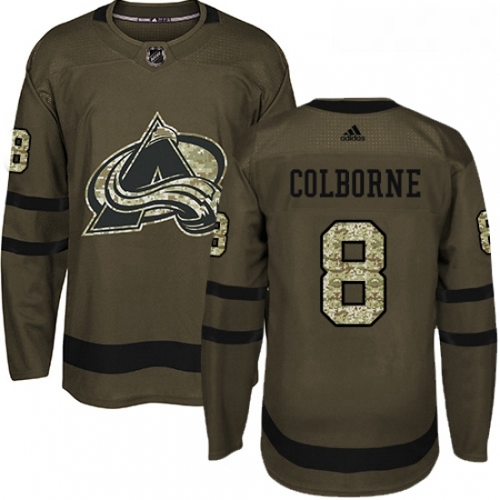 Youth Adidas Colorado Avalanche 8 Joe Colborne Premier Green Salute to Service NHL Jersey Youth Adidas Colorado Avalanche 8 Joe Colborne Premier Green Salute to Service NHL Jersey