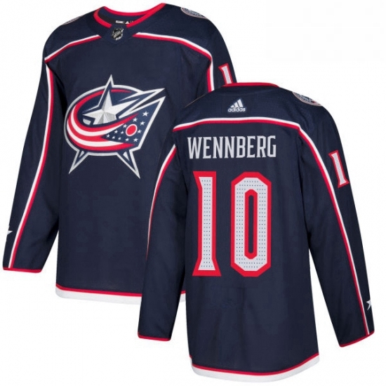 Mens Adidas Columbus Blue Jackets 10 Alexander Wennberg Premier Navy Blue Home NHL Jersey Mens Adidas Columbus Blue Jackets 10 Alexander Wennberg Premier Navy Blue Home NHL Jersey