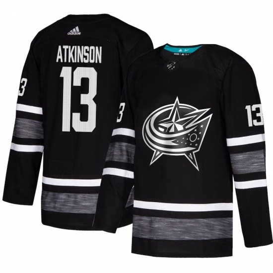 Mens Adidas Columbus Blue Jackets 13 Cam Atkinson Black 2019 All Star Game Parley Authentic Stitched NHL Jersey Mens Adidas Columbus Blue Jackets 13 Cam Atkinson Black 2019 All Star Game Parley Authentic Stitched NHL Jersey