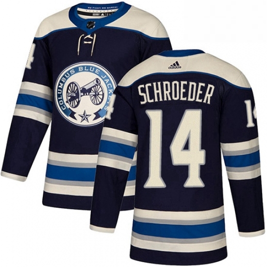 Mens Adidas Columbus Blue Jackets 14 Jordan Schroeder Authentic Navy Blue Alternate NHL Jersey Mens Adidas Columbus Blue Jackets 14 Jordan Schroeder Authentic Navy Blue Alternate NHL Jersey